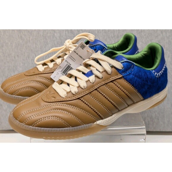 NEW! Wales Bonner x Adidas Millennium Samba Pony Nappa IF6704 Men’s Size 8 - Picture 1 of 9
